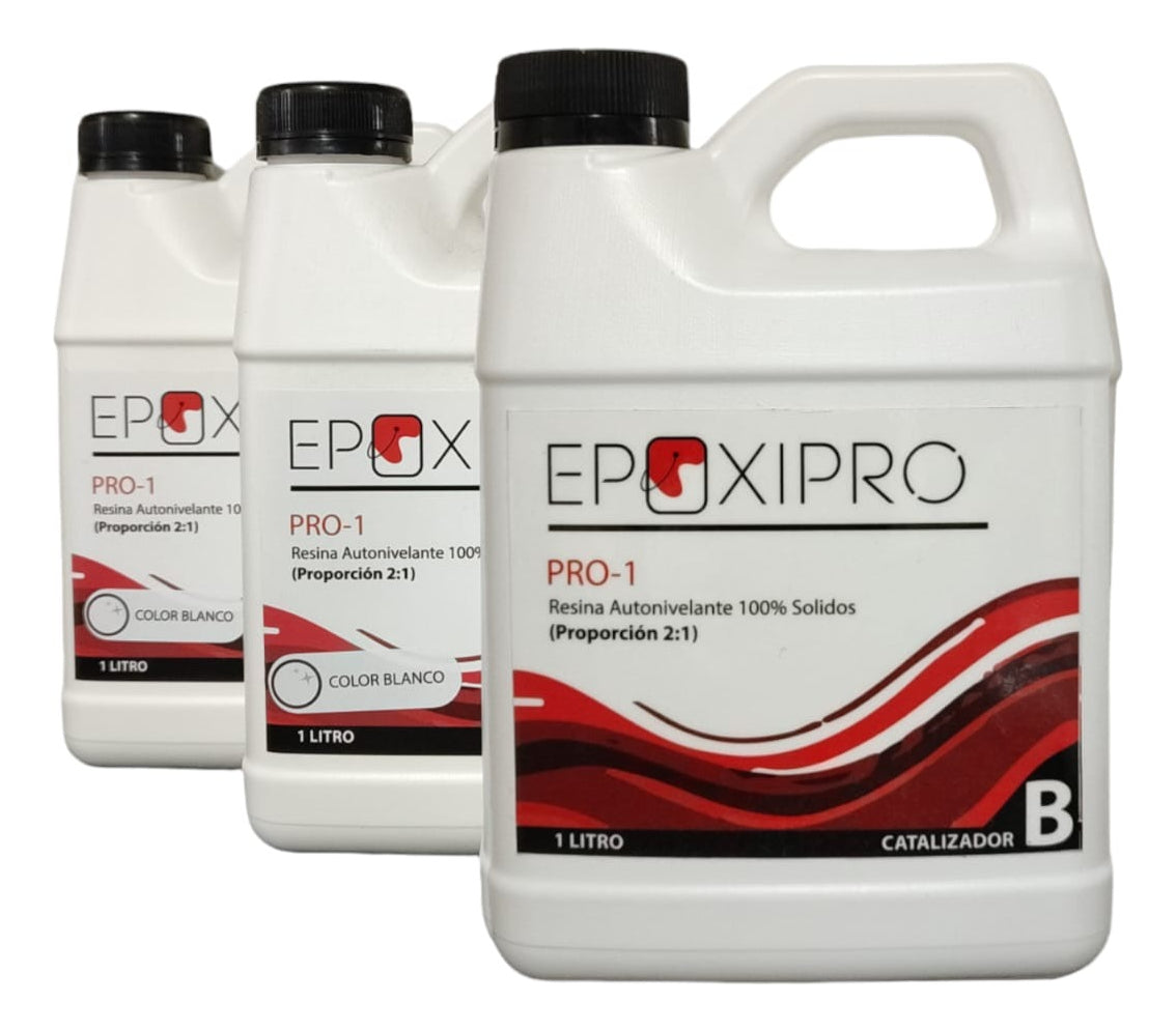 Resina Epóxica Pro-1 100% Solidos ( 3 L) - Epoxipro