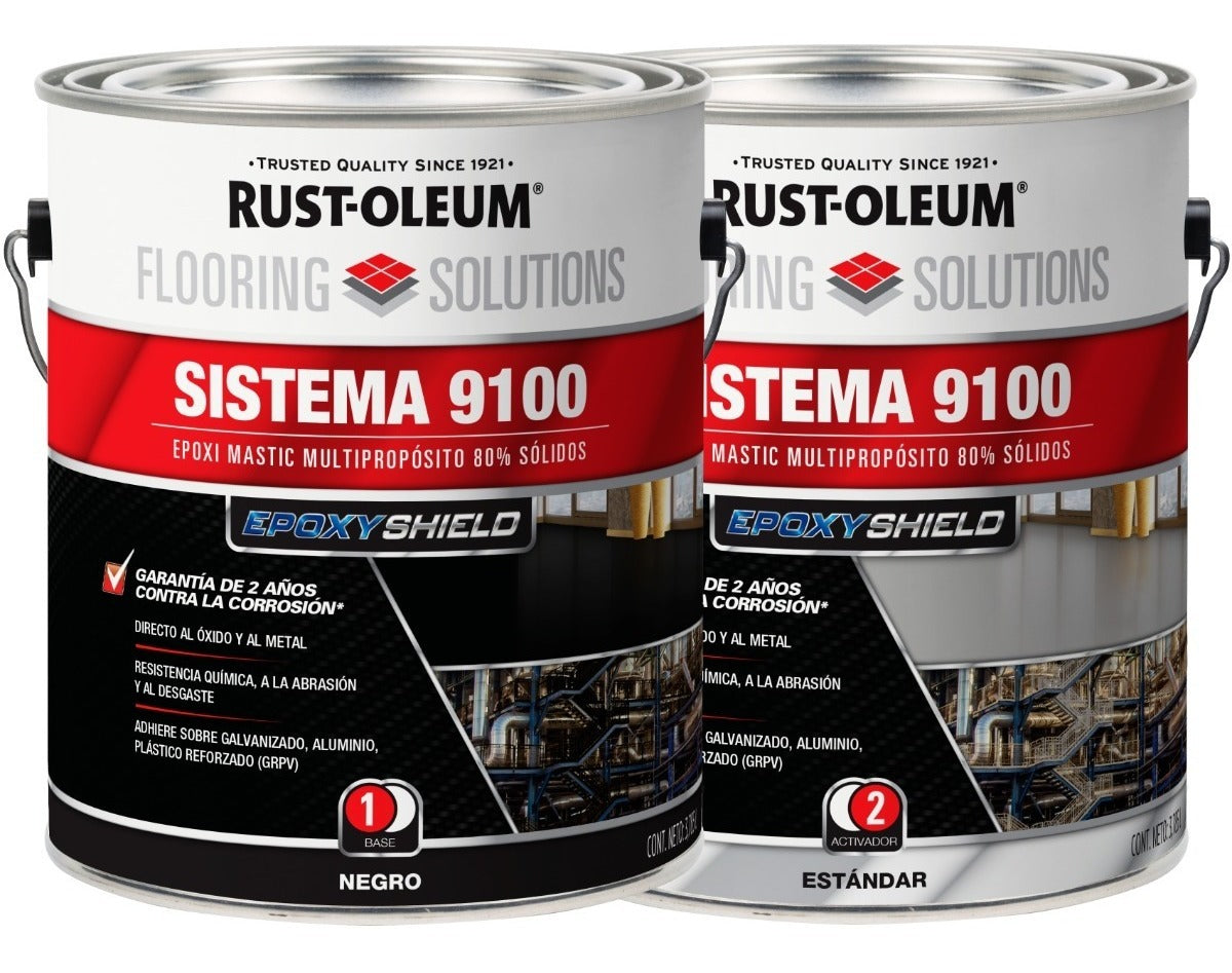 Sistema 9100 Epoxi Mastic Rust-oleum (kit Base + Activador)