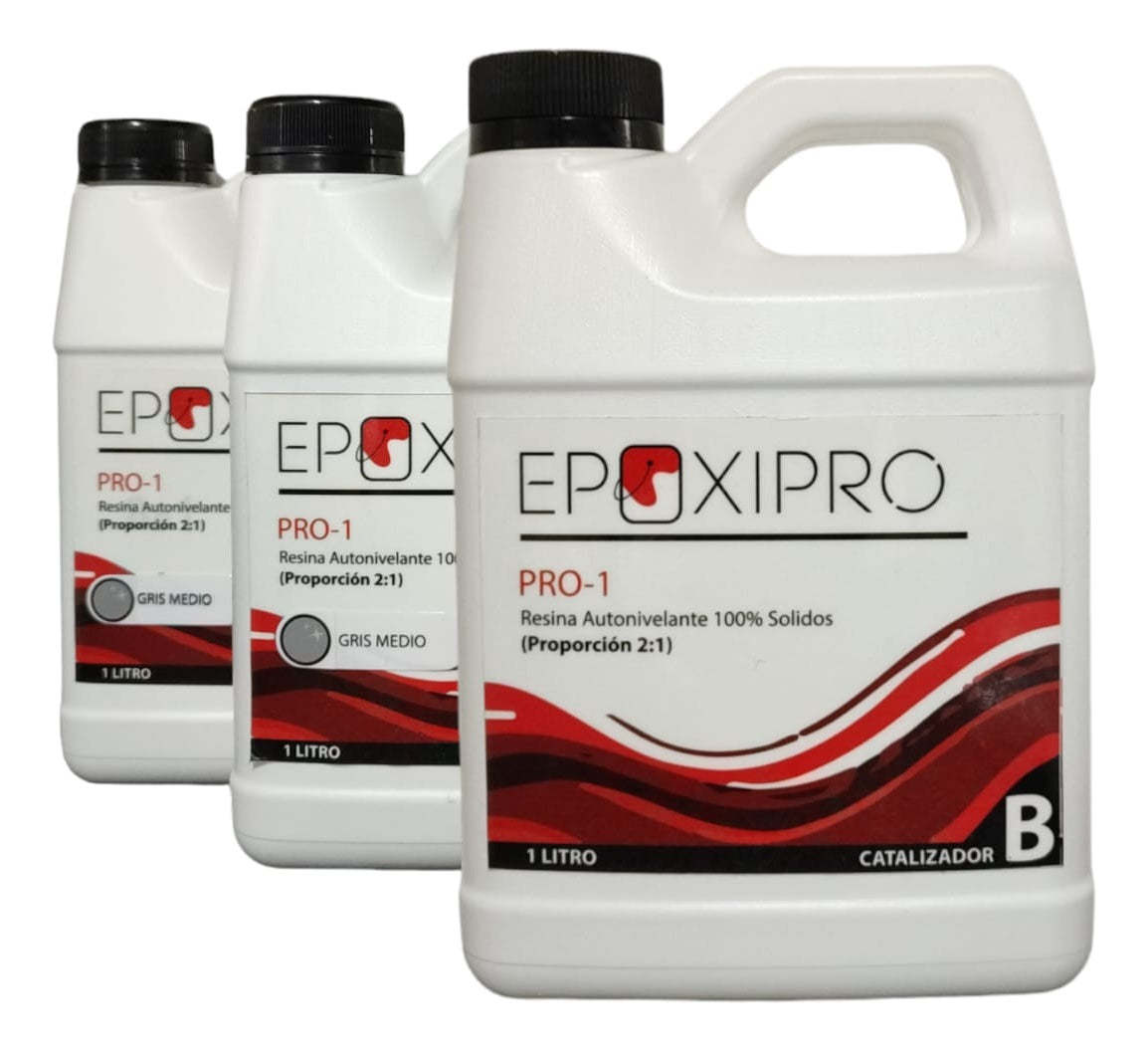 Resina Epóxica Pro-1 100% Solidos ( 3 L) - Epoxipro