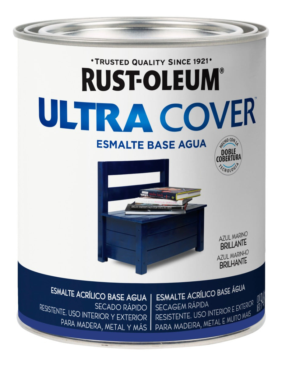 Pintura Esmalte Acrílico Base Agua Ultra Cover Brillante