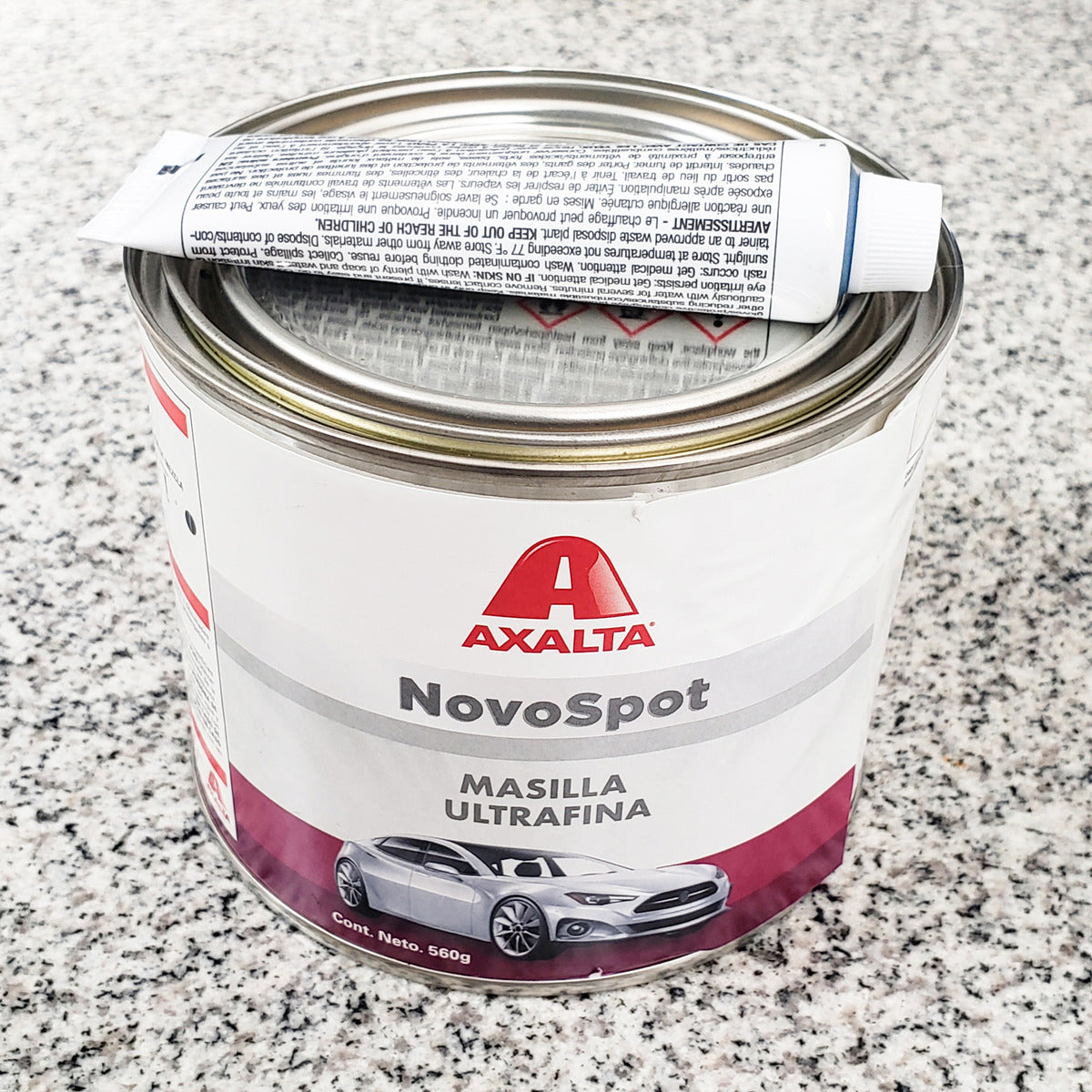 Kit Rellenador Plaste Novospot Axalta/ Masilla + Catalizador