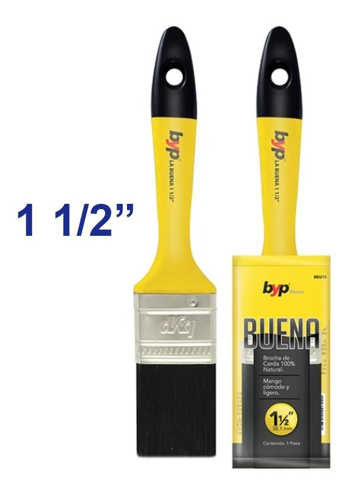 Brocha La Buena 1-1/2 Pulgada - Byp (cerda Natural) 1 Pza