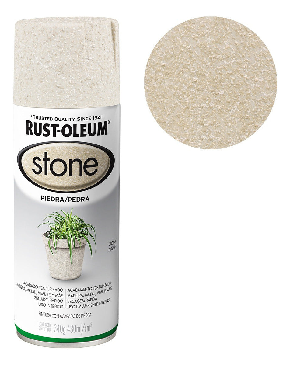 Pintura En Aerosol (stone) Acabado Piedra / Rust-oleum