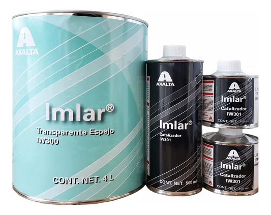 Kit Imlar Transparente Iw300 + Catalizador. Axalta 4.8 L