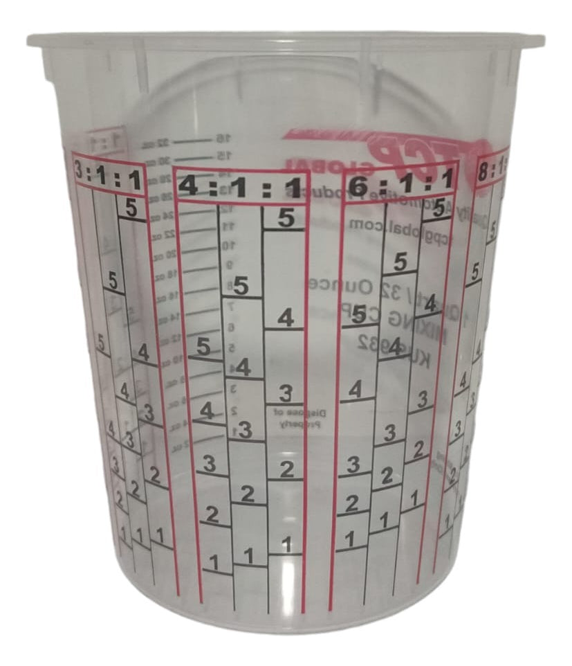 Vaso Medidor Graduado Para Mezclas (epóxico/resina) 946 Ml