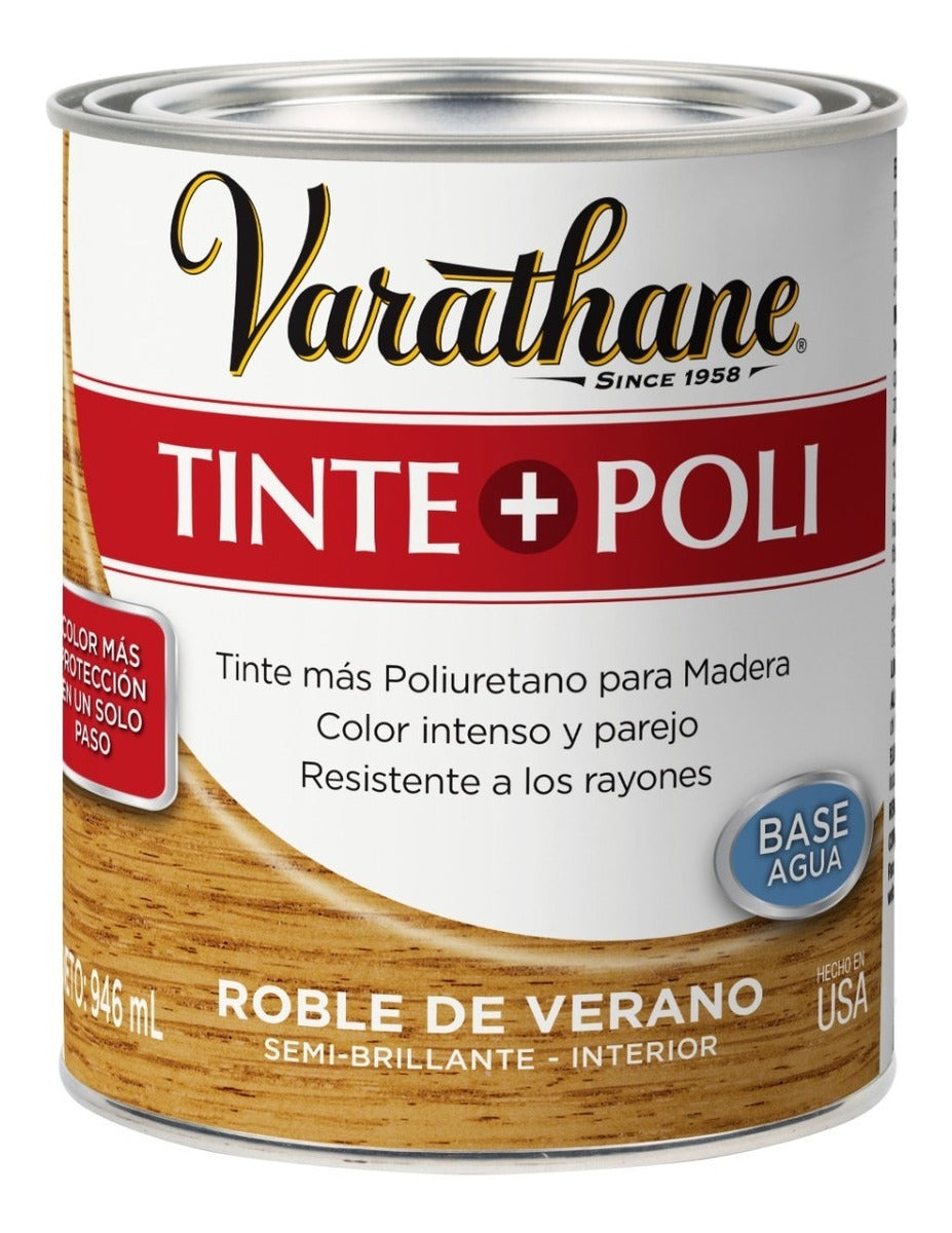 Tinte Para Madera + Poliuretano. Varathane (interior) 946 Ml