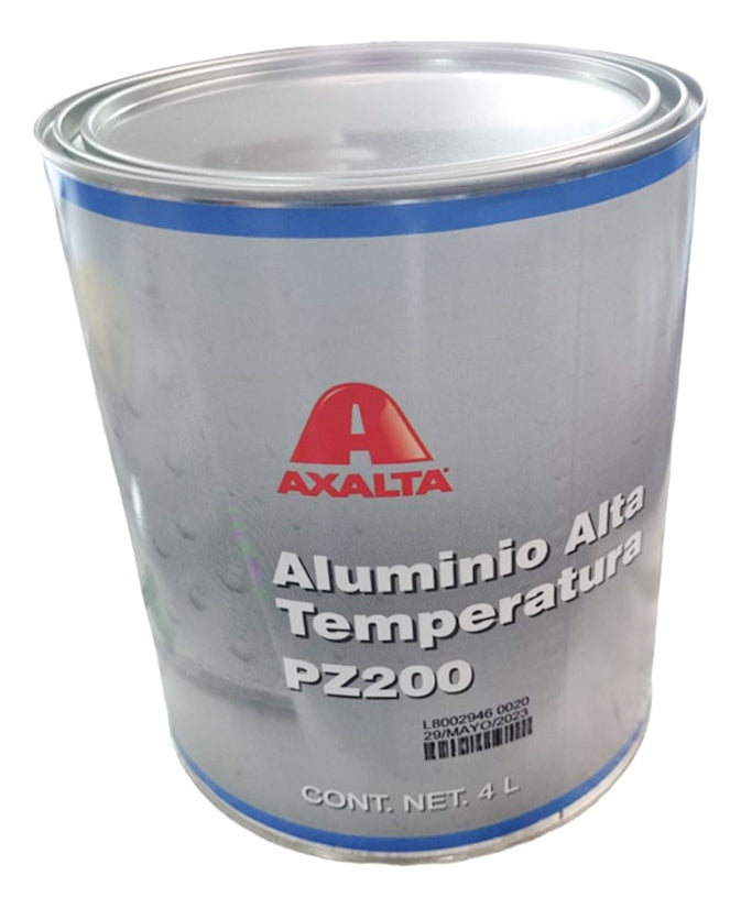 Aluminio Alta Temperatura. Hasta 260°c Axalta Pz200 4 Litros