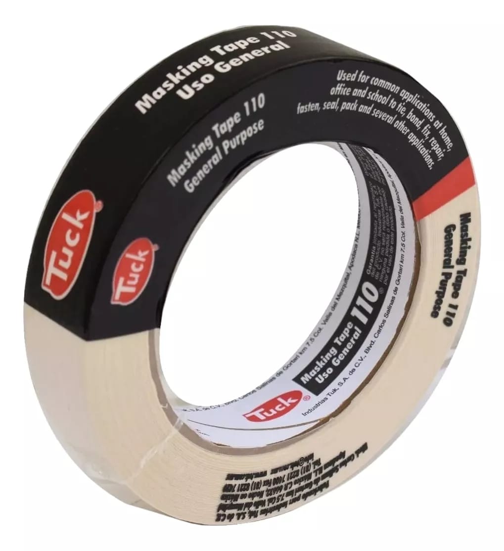 Cinta Masking Tape 24mm- Tuck 110 (50 M) - Uso General