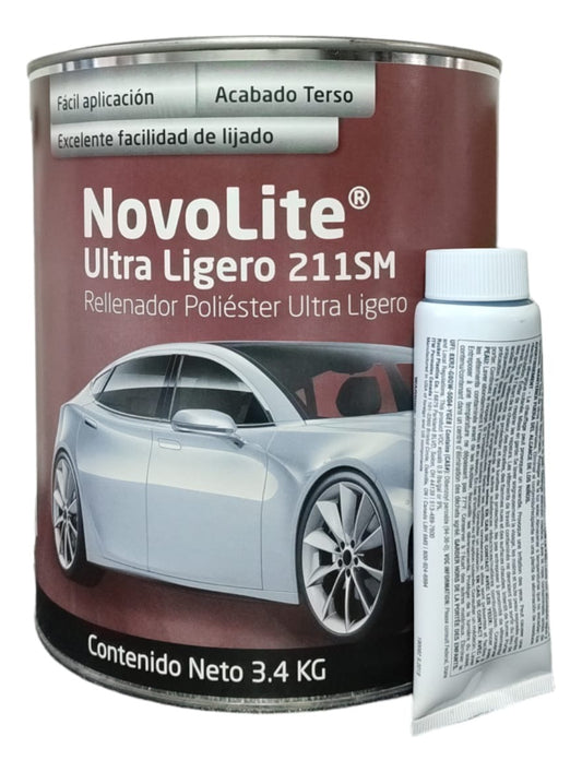 Kit Novolite Rellenador Ultra Ligero + Catalizador - Axalta