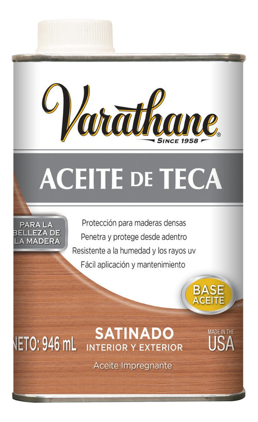 Aceite De Teca / Teka Para Madera Varathane Teak Oil. 946 Ml