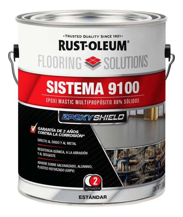 Sistema 9100 Epoxi Mastic Rust-oleum (kit Base + Activador)