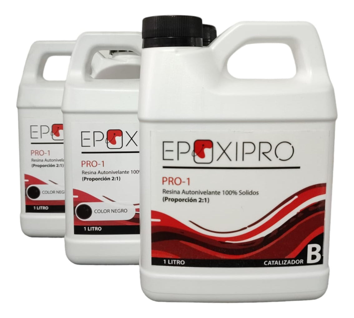 Resina Epóxica Pro-1  100% Solidos ( 3 L) - Epoxipro