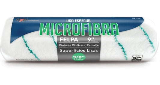 Felpa Microfibra Superficies Lisas (9'' X 3/8'') Marca Byp