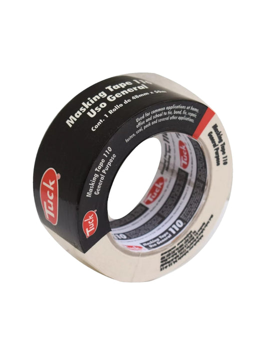 Cinta Masking Tape 48mm- Tuck 110 (50 M) Uso General