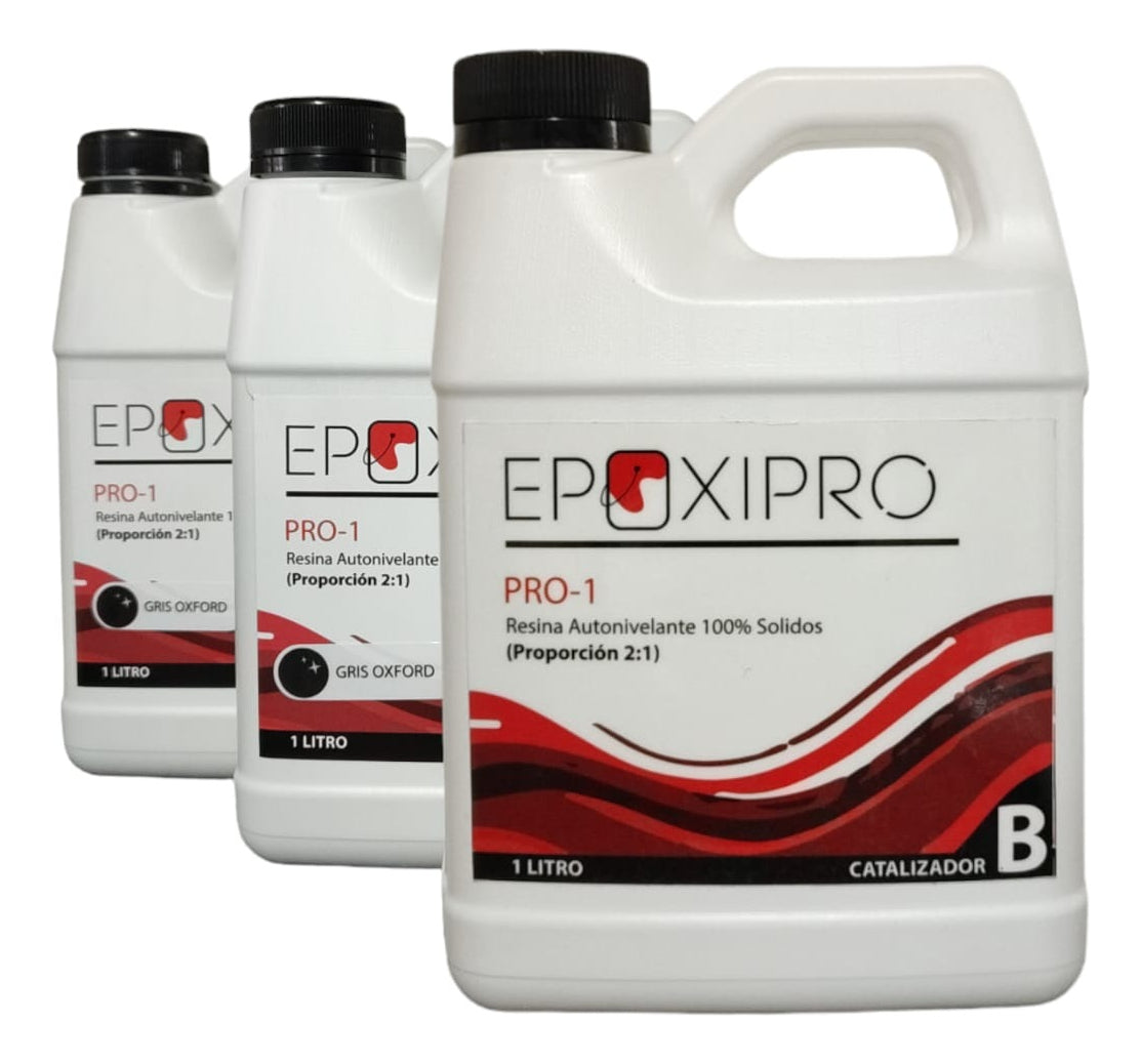 Resina Epóxica Pro-1  100% Solidos ( 3 L) - Epoxipro