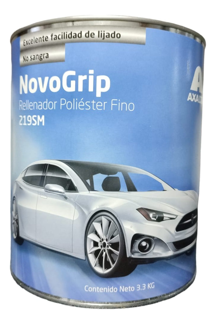 Kit Novogrip Rellenador Poliéster Fino + Catalizador- Axalta