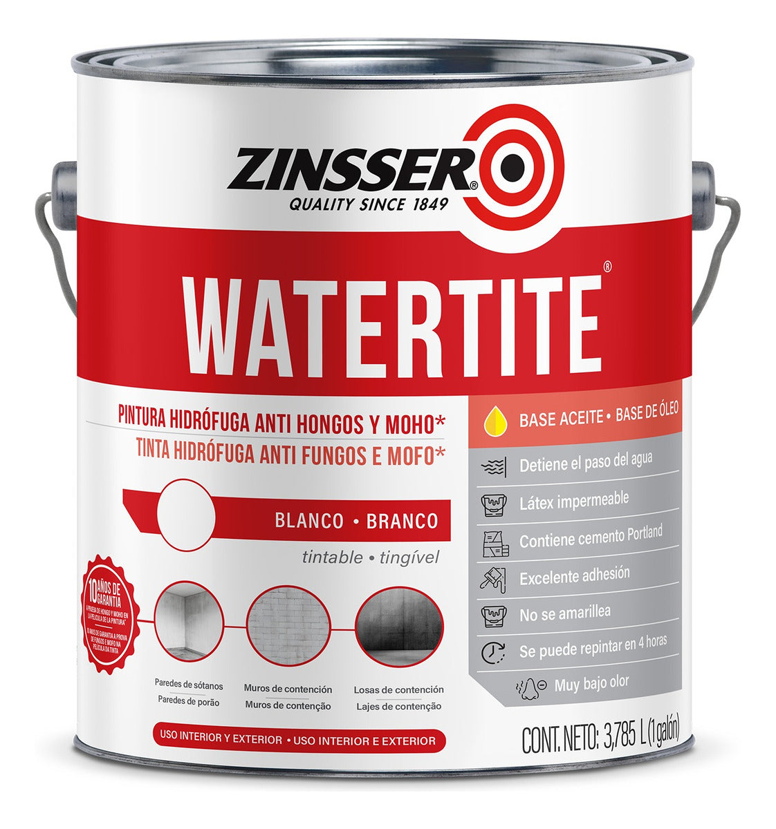 Watertite Pintura Hidrófuga Anti Hongo Y Moho - Rust Oleum