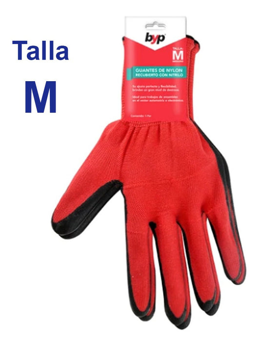 Epp - Guantes De Nylon Con Recubrimiento De Nitrilo - Byp