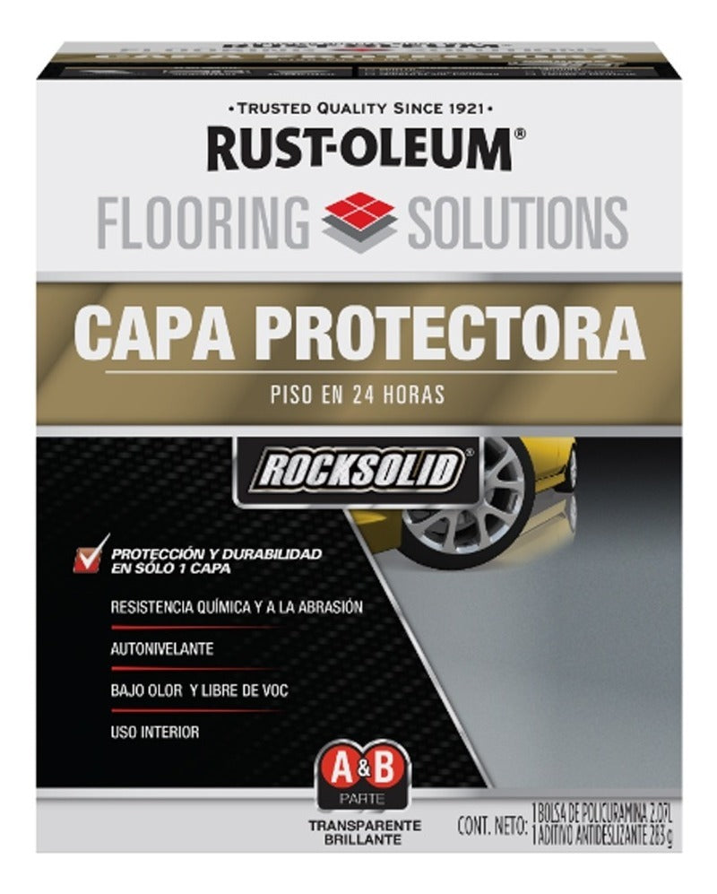 Capa Protectora- Rocksolid Recubrimiento P/ Piso- Rust-oleum