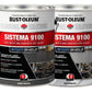 Sistema 9100 Epoxi Mastic Rust-oleum (kit Base + Activador)