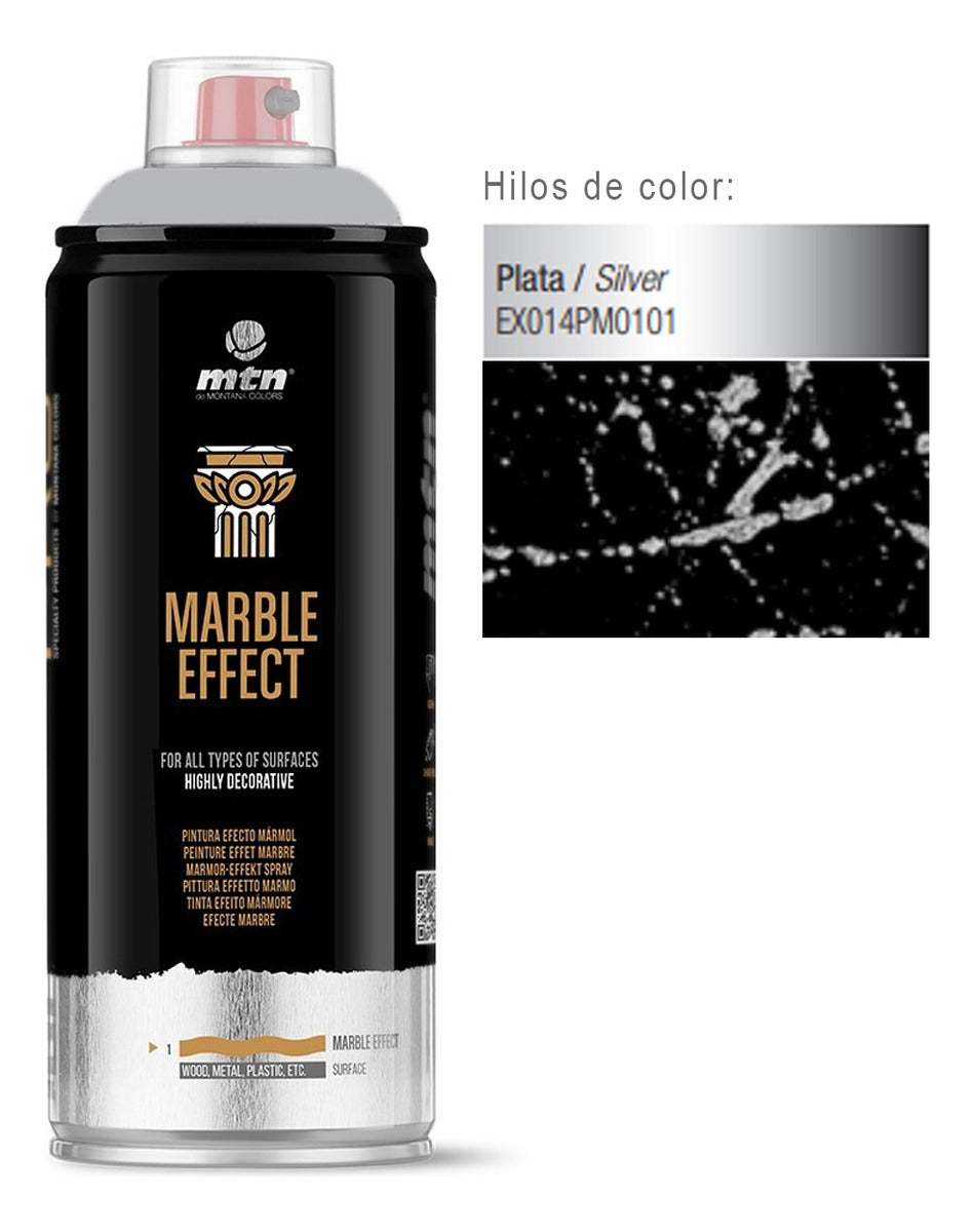 Pintura Aerosol Efecto Mármol. Montana Marble Effect Mtn Pro