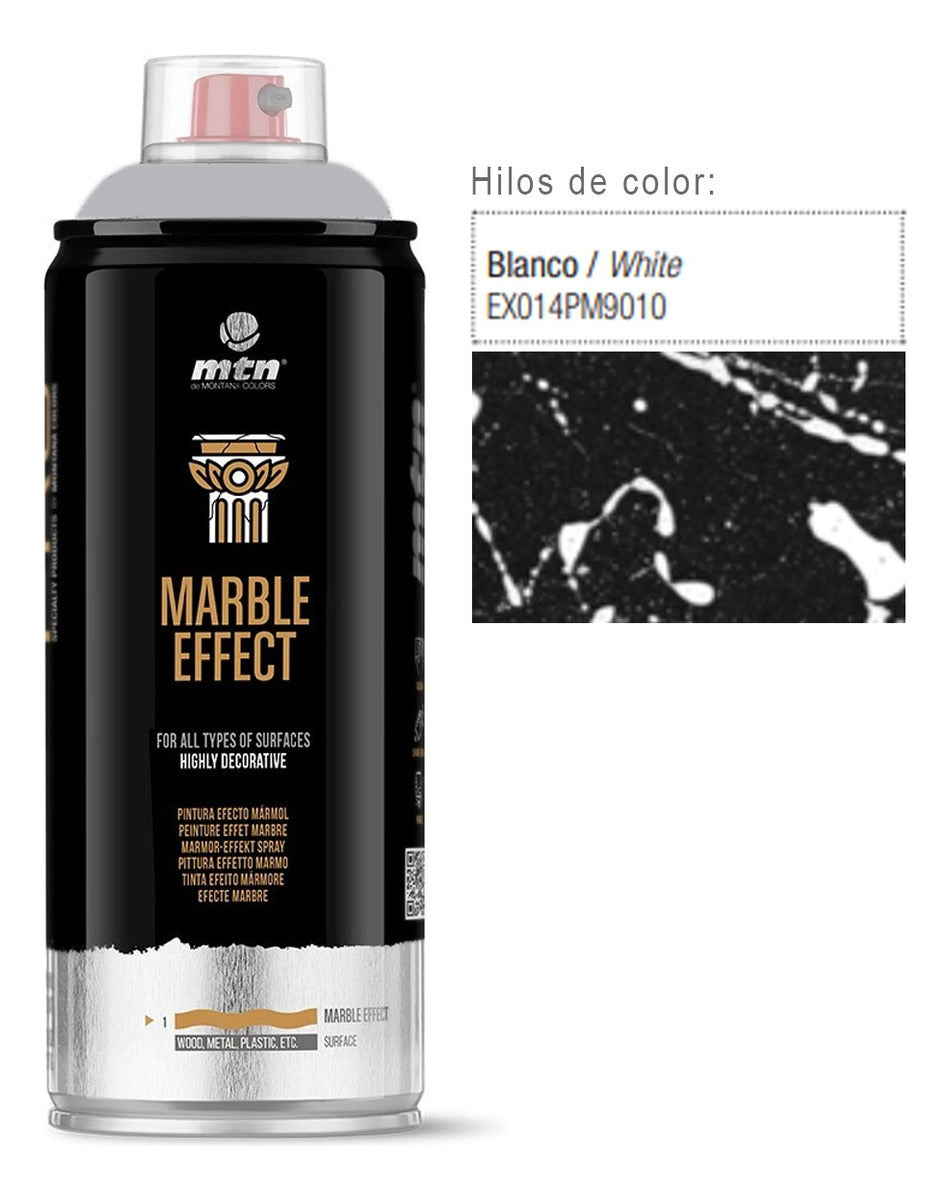 Pintura Aerosol Efecto Mármol. Montana Marble Effect Mtn Pro