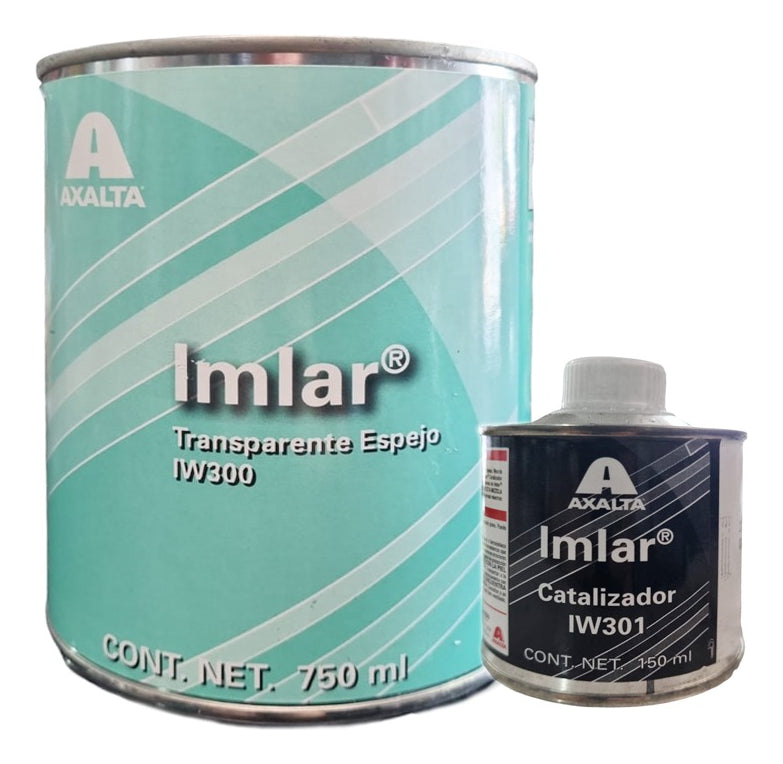 Kit Imlar Transparente Iw300 + Catalizador. Axalta 900ml