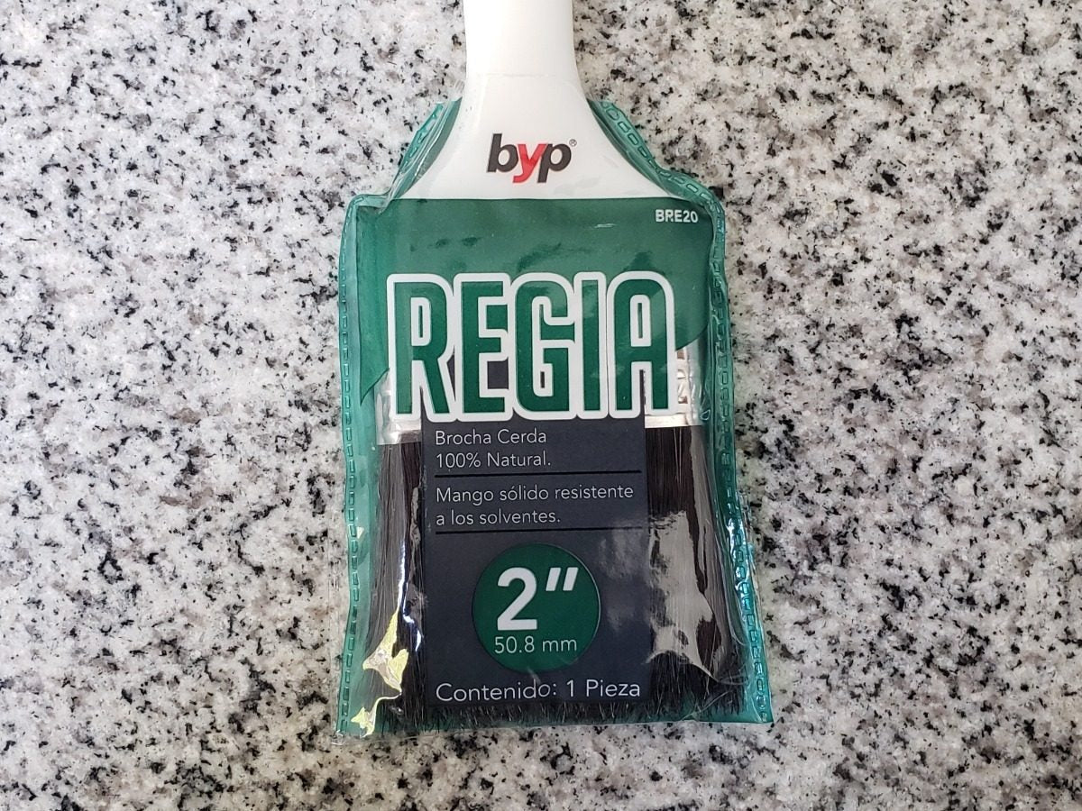 Brocha Cerda Natural La Regia (2'') - Byp - Mango Resistente