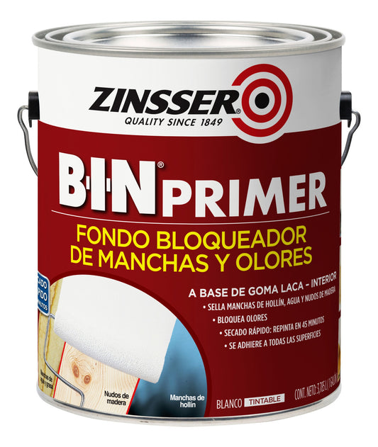 Bin Primer Zinsser (fondo Bloqueador Manchas Y Olores) Galón