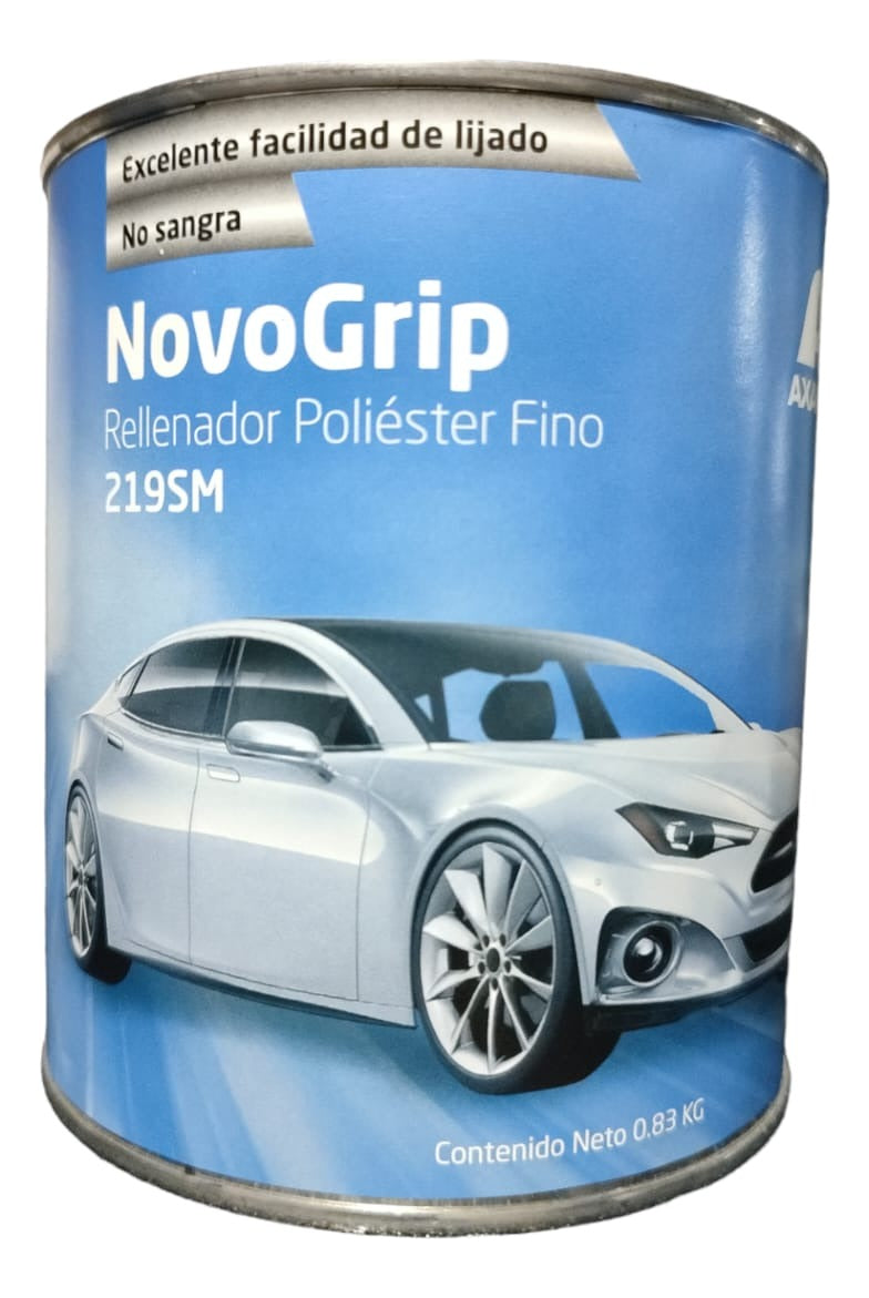 Kit Novogrip Rellenador Poliéster Fino + Catalizador- Axalta