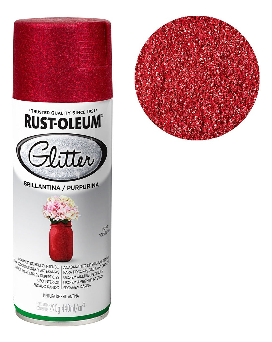 Pintura De Brillantina Aerosol. Glitter Destellos Brillantes