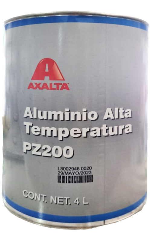 Aluminio Alta Temperatura. Hasta 260°c Axalta Pz200 4 Litros