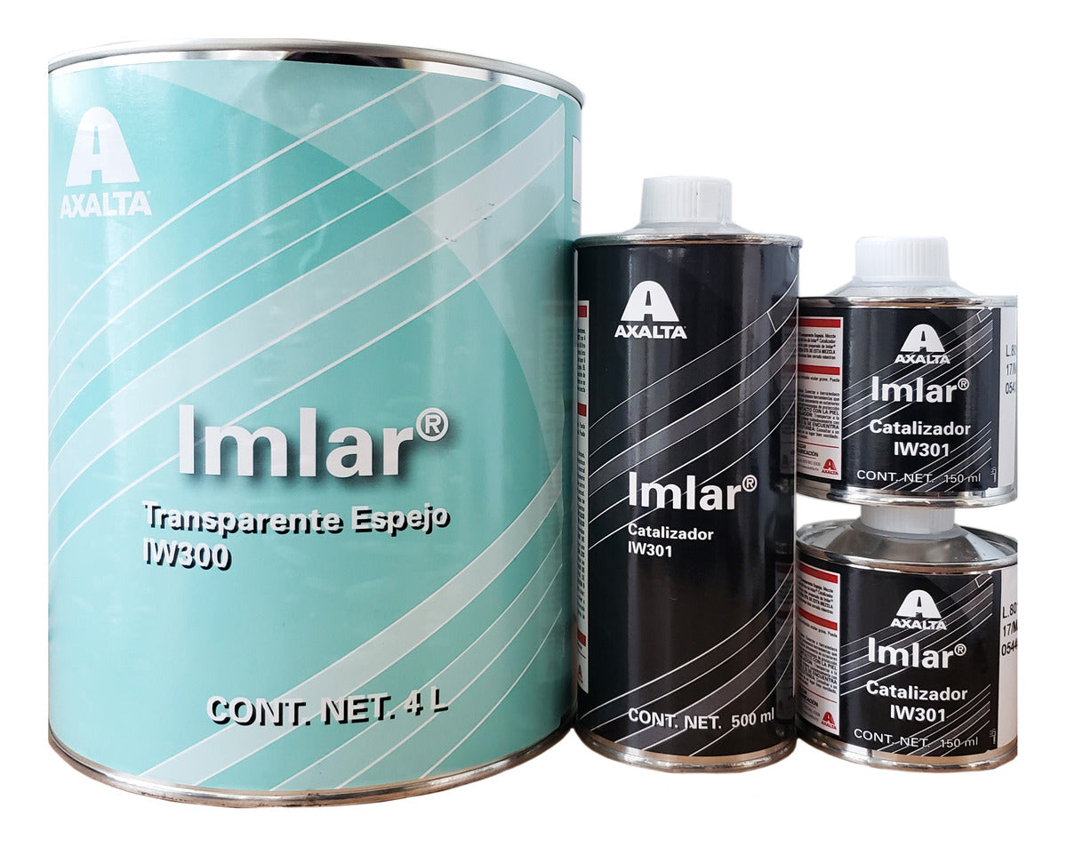 Kit Imlar Transparente Iw300 + Catalizador Axalta 4.8 Litros