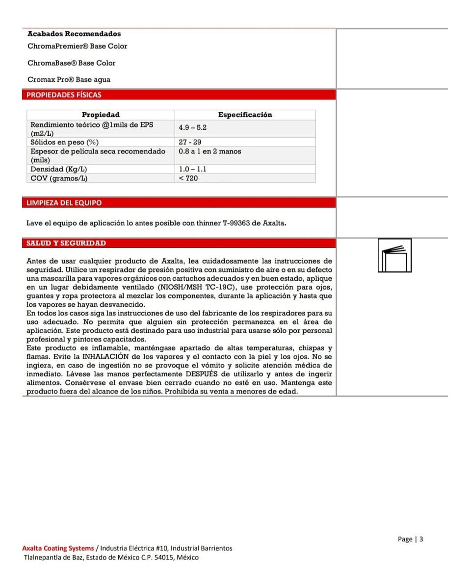 Primario Autoacondicionador Variprimer Anticorrosivo- Axalta