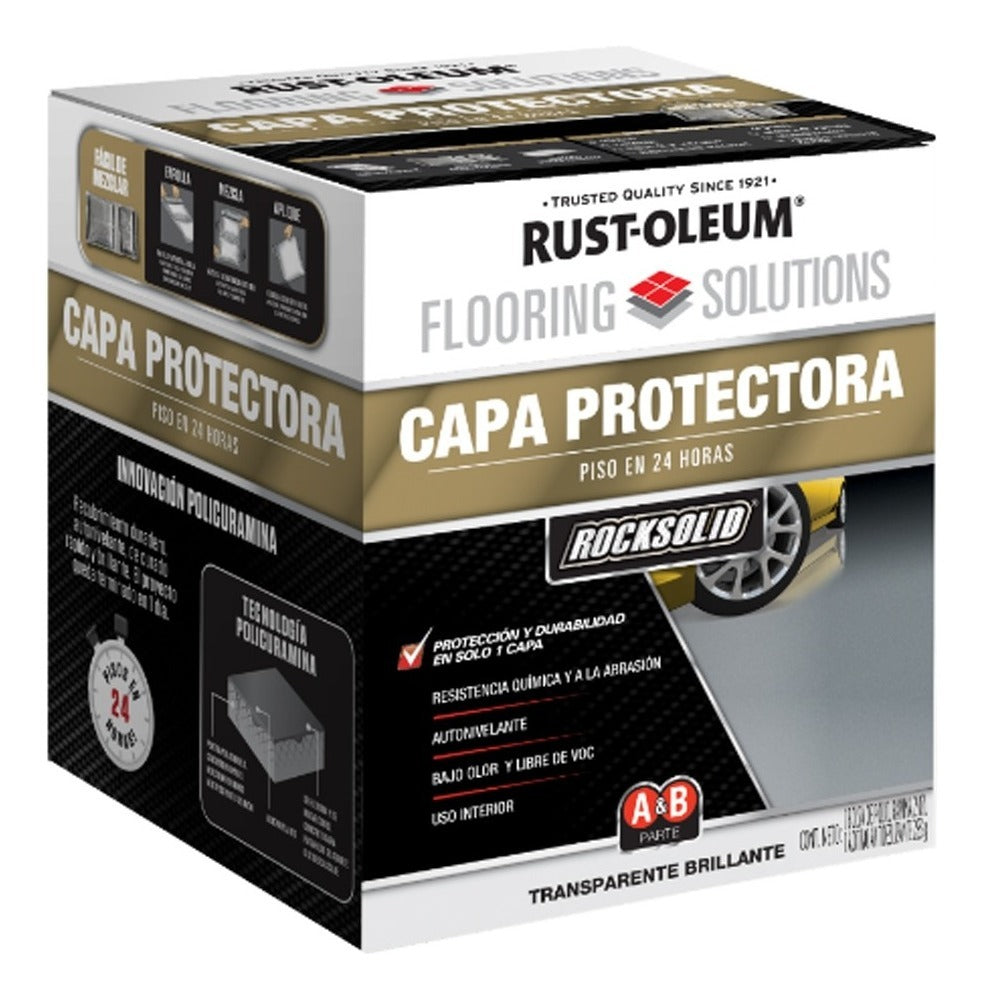 Capa Protectora- Rocksolid Recubrimiento P/ Piso- Rust-oleum