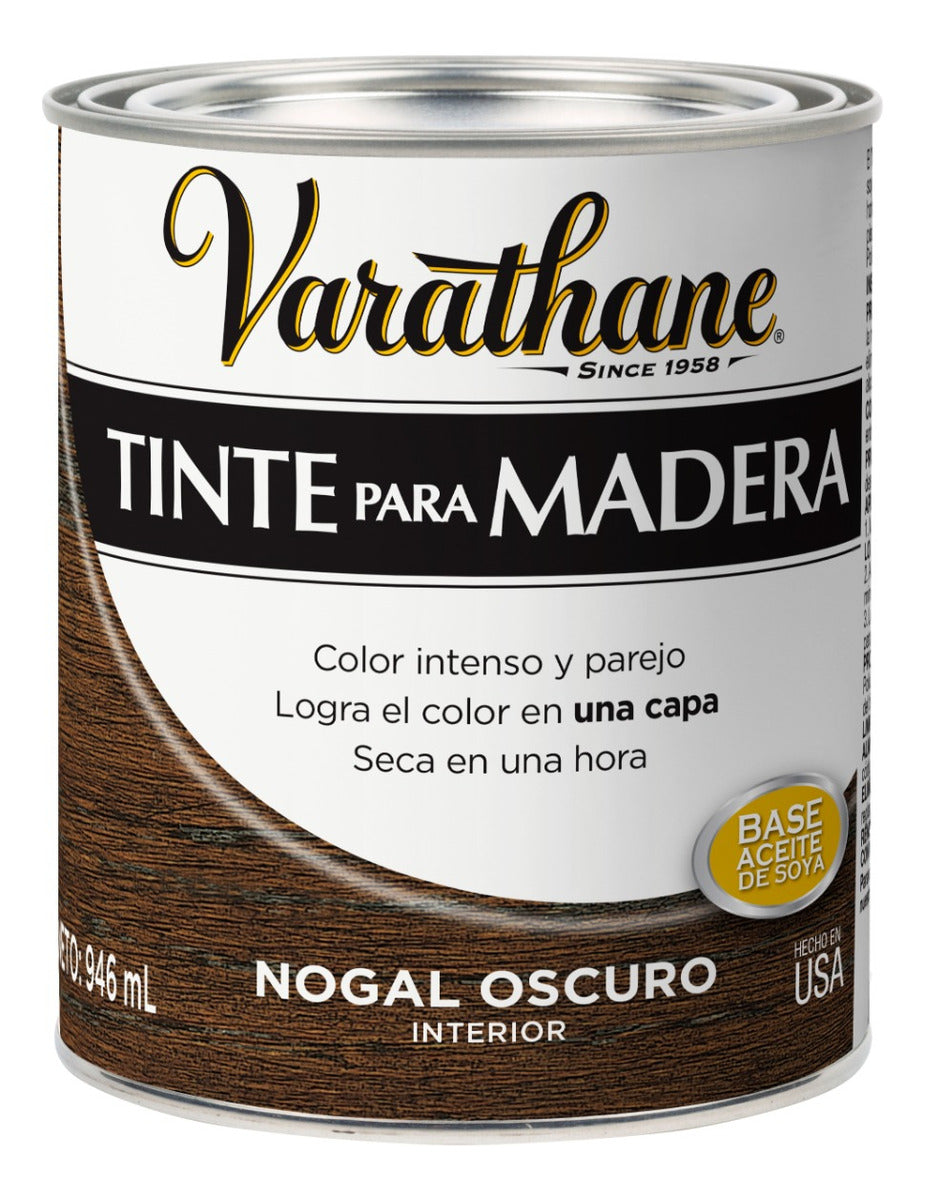 Tinte Para Madera Varathane 946 Ml - Interior (varios Tonos)