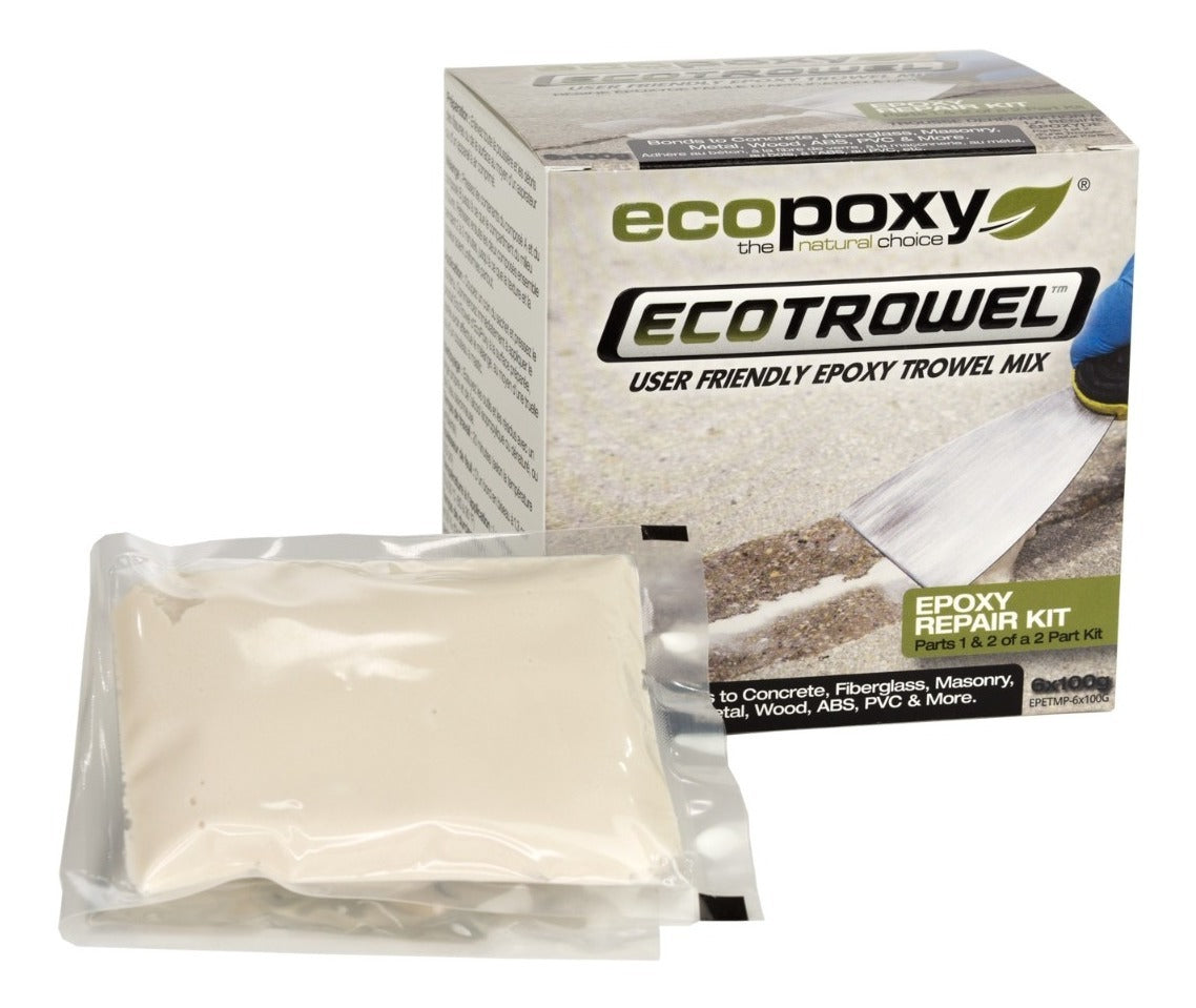 Ecotrowel - Kit Epóxico Resanador Superficies 100g - Ecopoxy