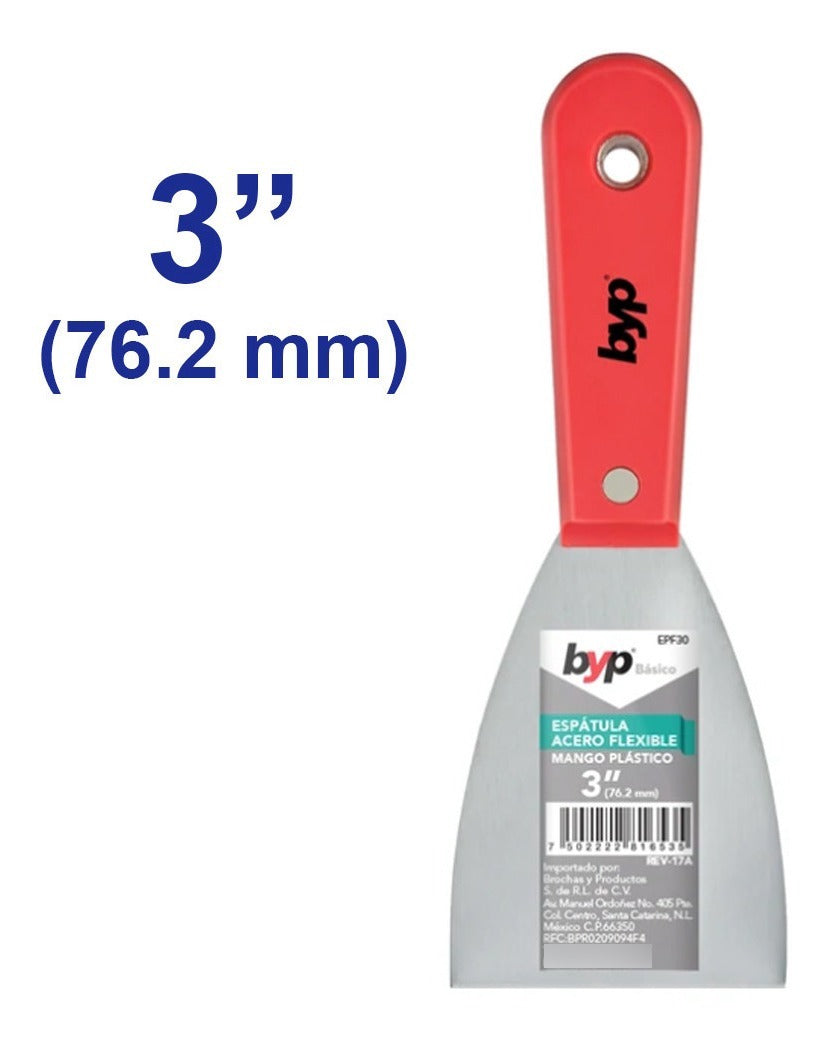 Espatula 3 Pulgadas - Byp (acero Flexible)