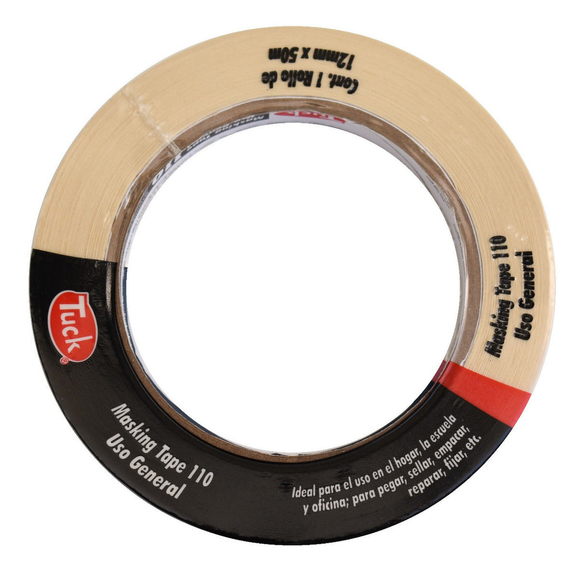 Cinta Masking Tape 12mm- Tuck 110 (50 M) - Uso General