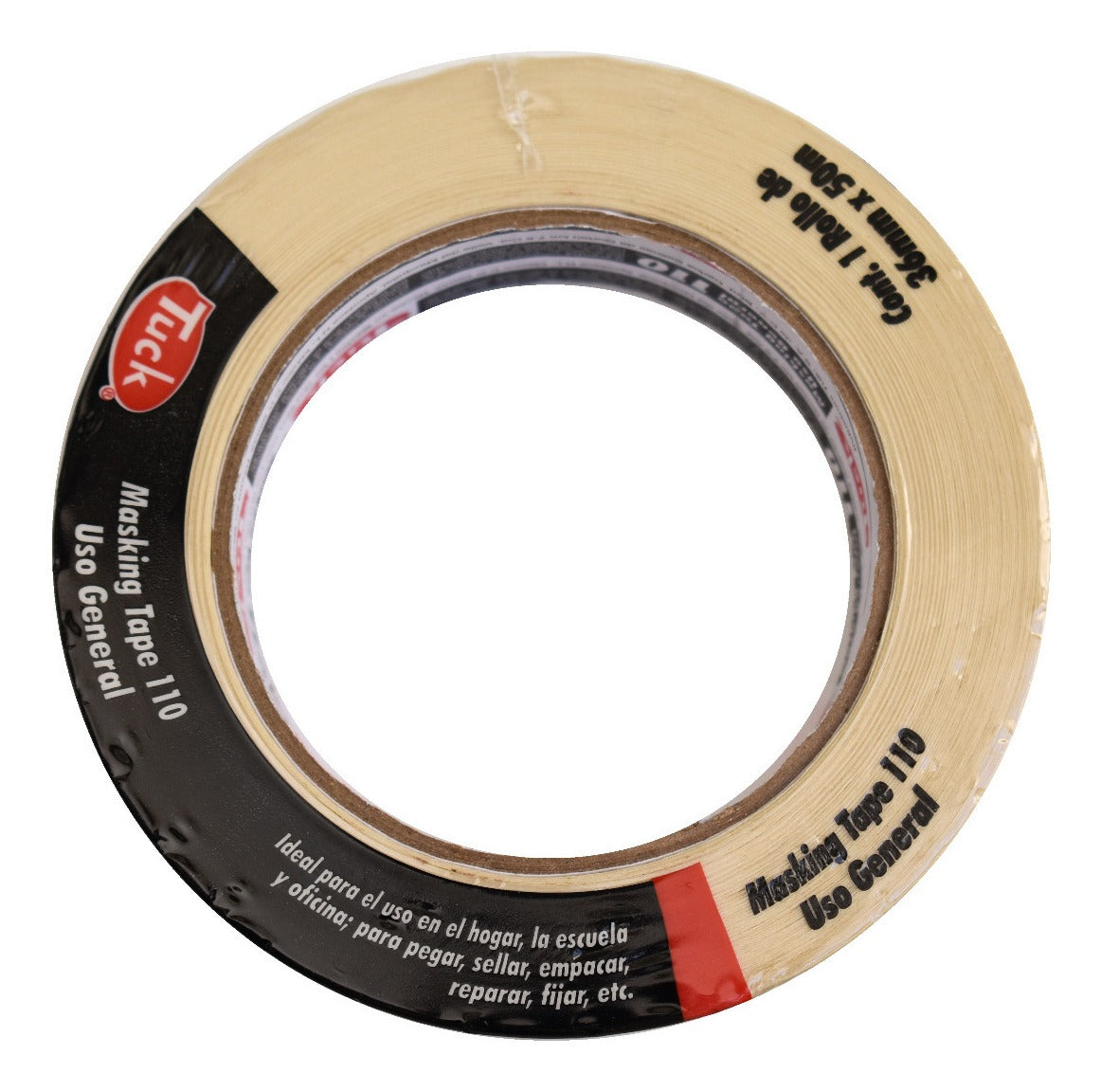 Cinta Masking Tape 36mm- Tuck 110 (50 M) Uso General