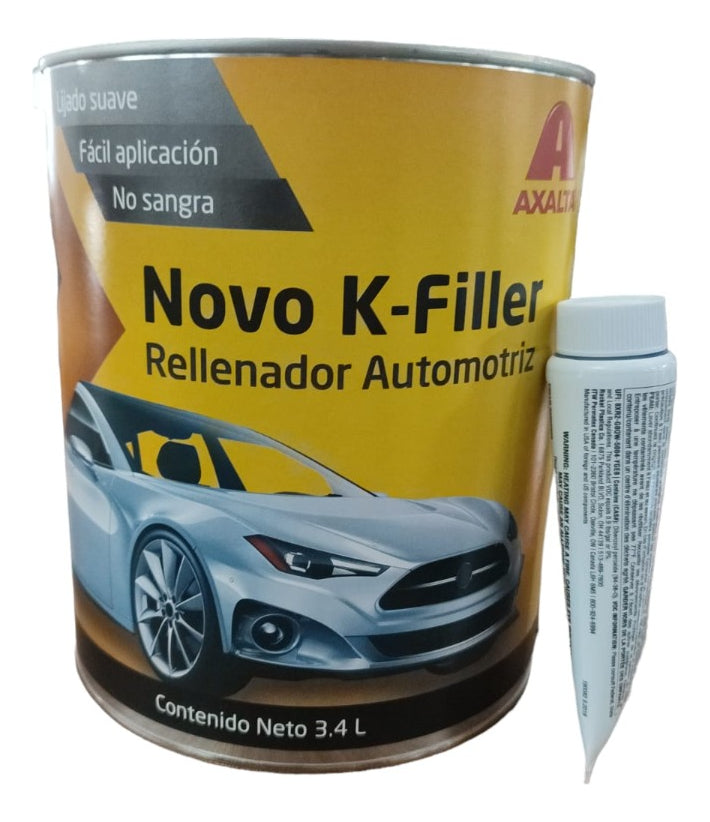 Kit Novo K-filler Rellenador Automotriz + Catalizador-axalta