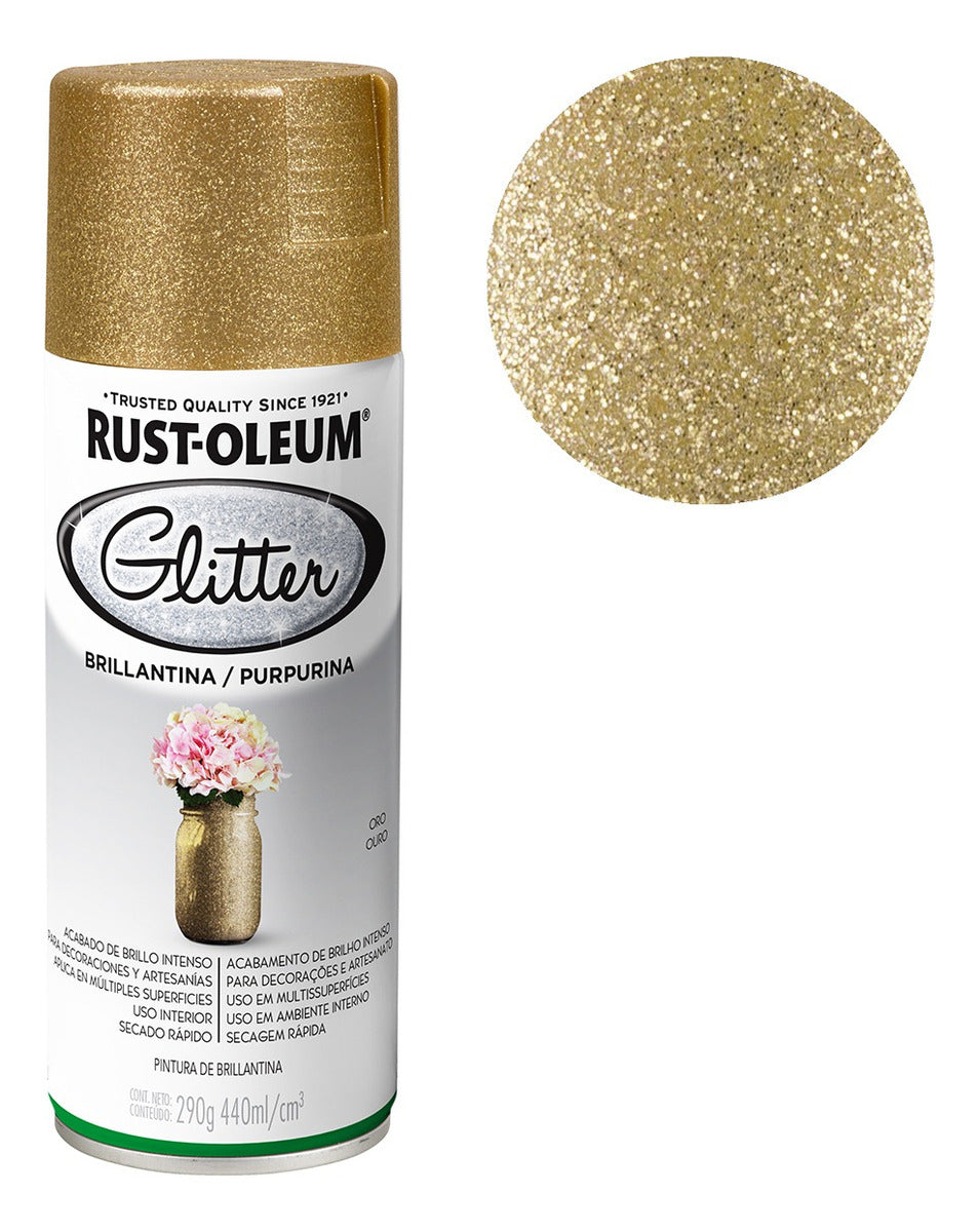 Pintura De Brillantina Aerosol. Glitter Destellos Brillantes