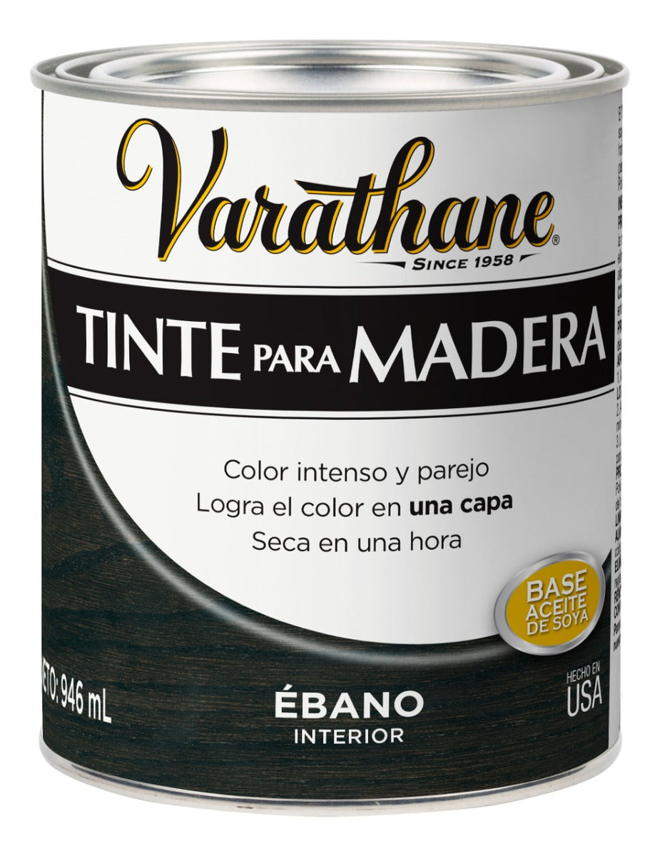 Tinte para madera 1/4 gl - Varathane