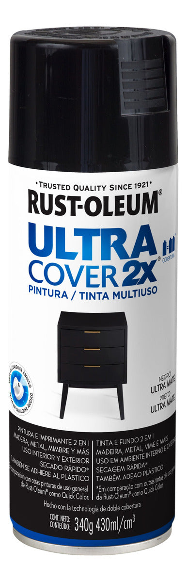 Pintura En Aerosol. Ultra Cover 2x Brillante. Varios Colores