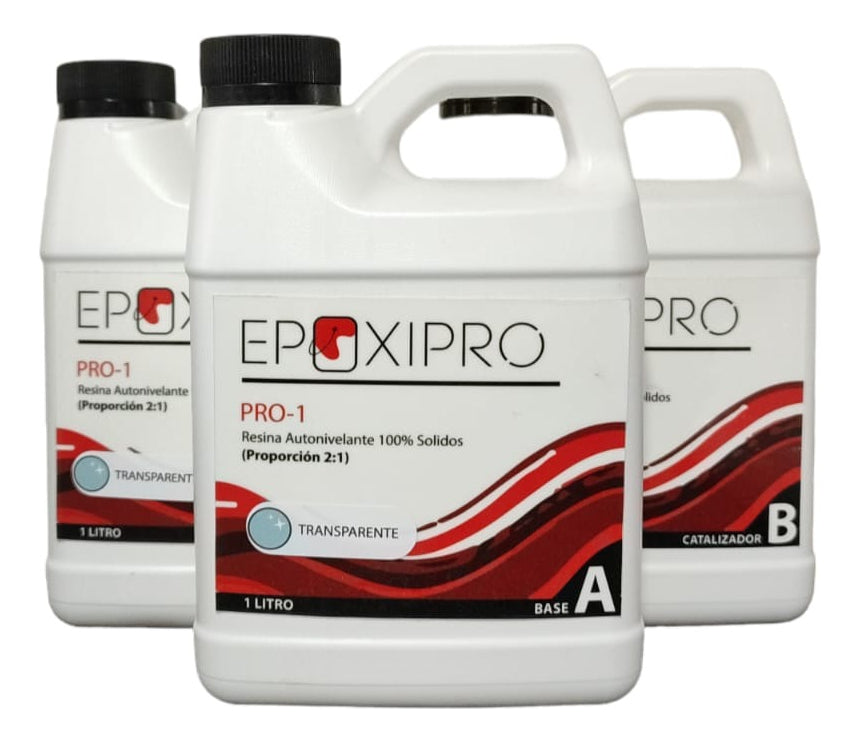 Resina Epóxica Pro-1  100% Solidos ( 3 L) - Epoxipro