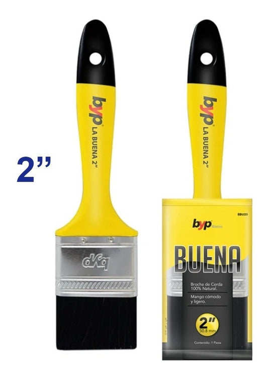 Brocha La Buena 2 Pulgadas  -  Byp (cerda Natural) 1 Pza