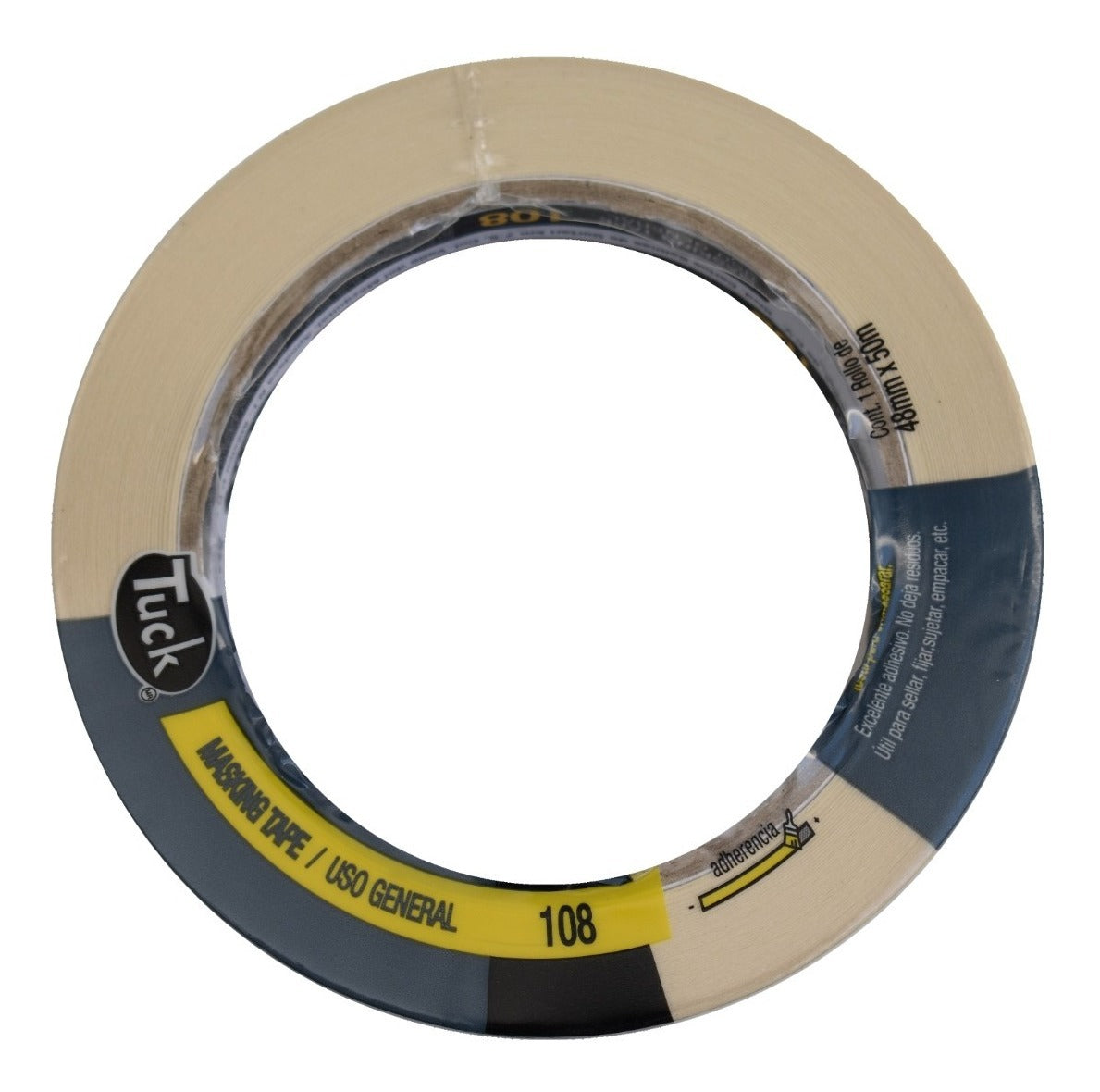 Cinta Masking Tape 48mm- Tuck 108 (50 M) - Uso General