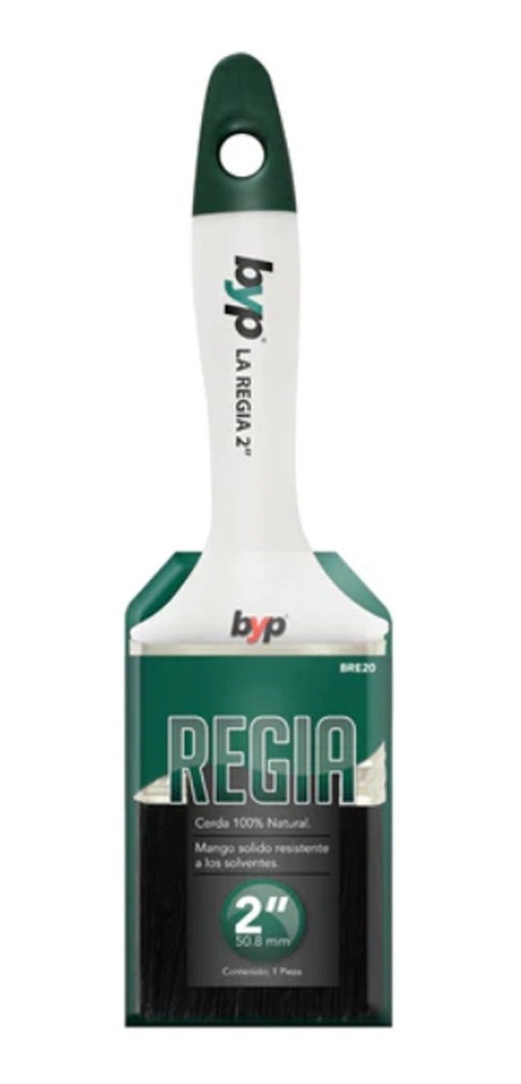 Brocha Cerda Natural La Regia (2'') - Byp - Mango Resistente