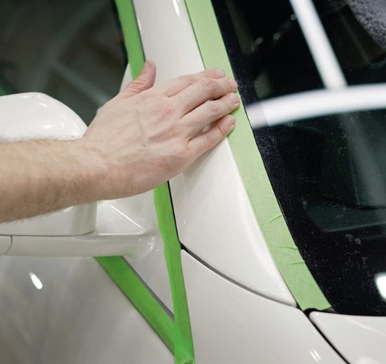 Cinta Masking Verde Para Uso Automotriz 1'' (byp)