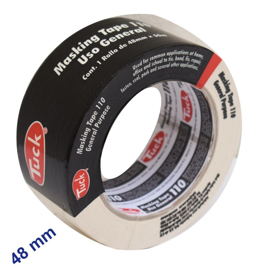 Pack 5 Cintas Masking Tape (surtidas) - Tuck 110 Uso General